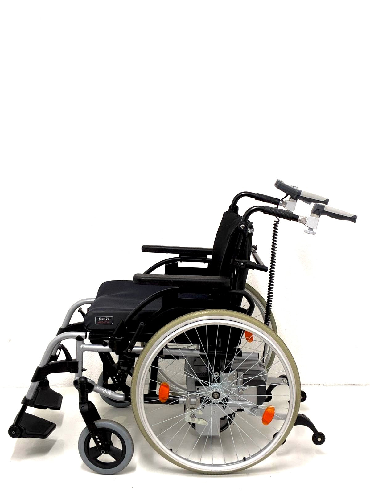 Schiebe-/Bremshilfe Viamobil V25 Breezy Rollstuhl Rubix2