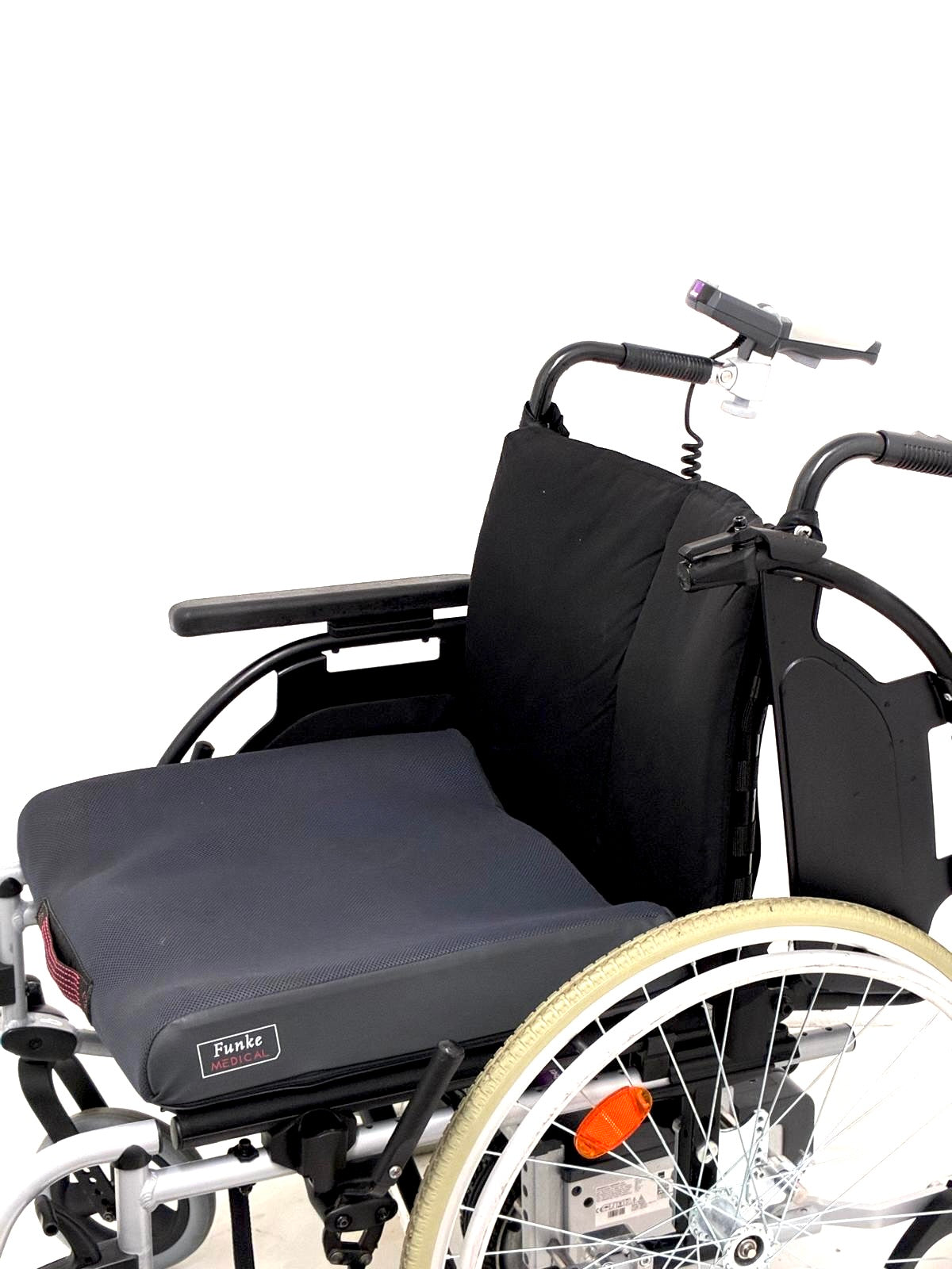 Schiebe-/Bremshilfe Viamobil V25 Breezy Rollstuhl Rubix2