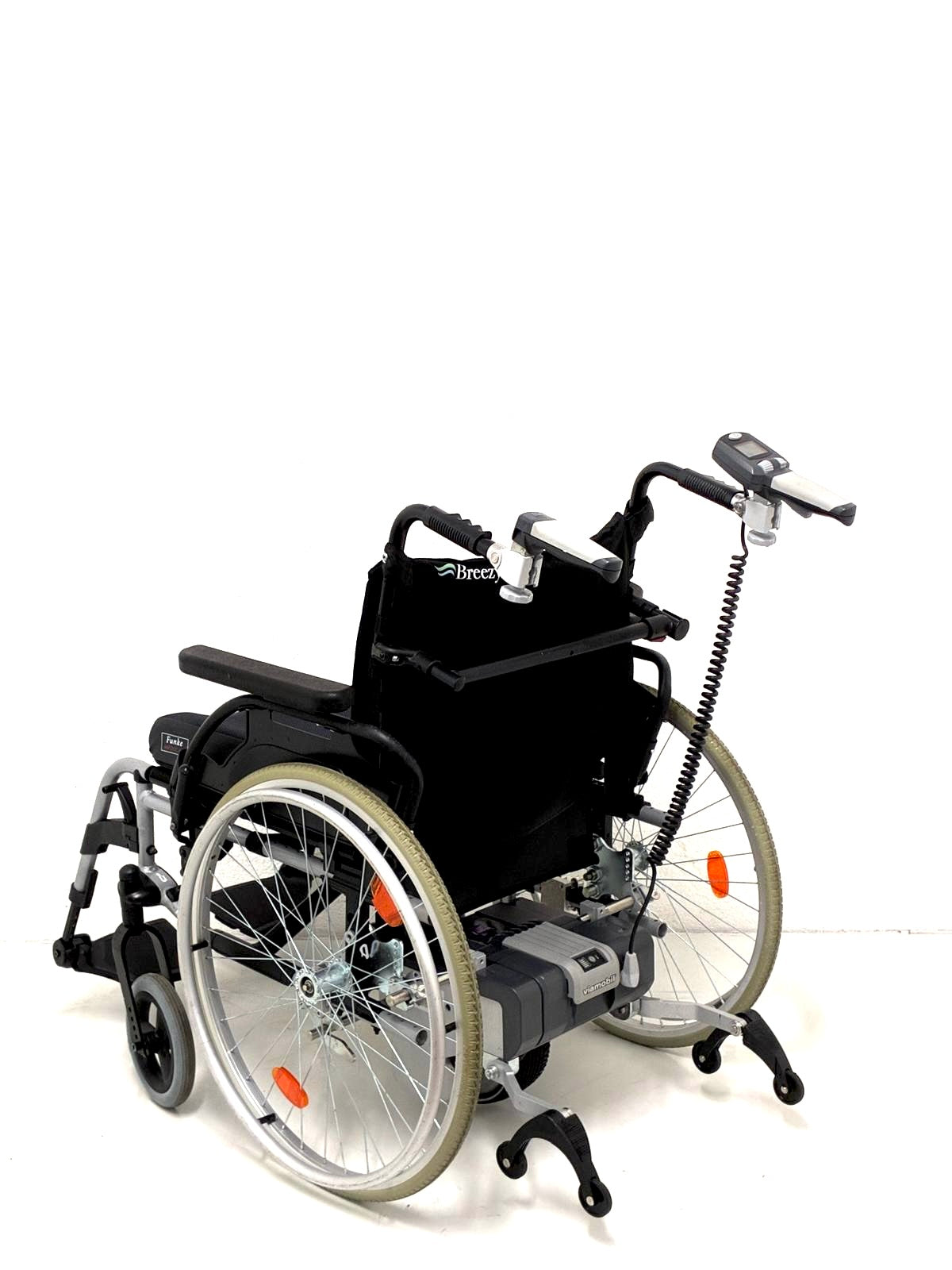 Schiebe-/Bremshilfe Viamobil V25 Breezy Rollstuhl Rubix2