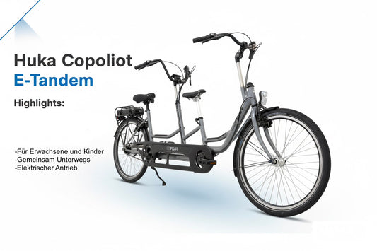 E-Tandem Huka Copilot (Erwachsener/Kind)