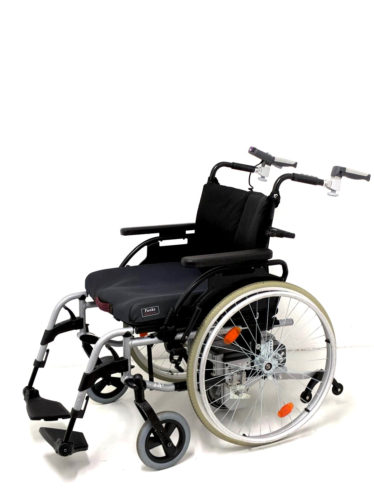 Schiebe-/Bremshilfe Viamobil V25 Breezy Rollstuhl Rubix2