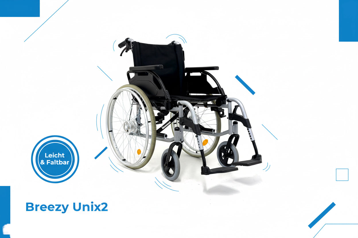 Rollstuhl, Faltrollstuhl Breezy Unix2 (3)