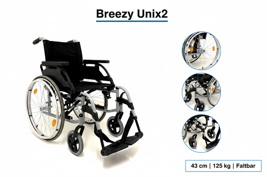 Rollstuhl, Faltrollstuhl Breezy Unix2