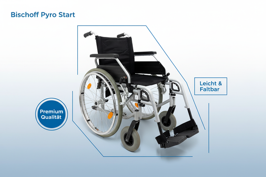 Rollstuhl, Faltrollstuhl Bischoff Pyro Start